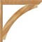 Ekena Millwork Thorton Slat Rough Sawn Outlooker, Western Red Cedar, 6"W x 38"D x 38"H OUT06X38X38THR06RWR - alternate 2